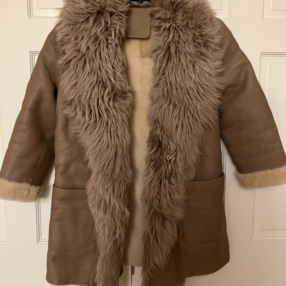 Real shearling coat luxury